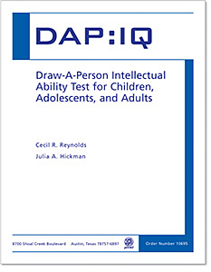 DAP:IQ: Draw-A-Person Intellectual Ability Test KIT Cecil R. Reynolds +  Julia A. Hickman : PRO-ED Inc. Official WebSite