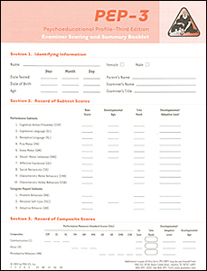 Pep 3 Examiner Scoring Summary Booklets 10 Recbk Span Style Font Family Segoe Ui Helvetica Arial Eric Schopler Margaret D Lansing Span Span Style Font Family Segoe Ui Helvetica Arial Span Span Style Font Family Segoe Ui