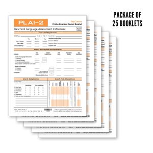 PLAI-2 Profile/Examiner Record Booklet 3 yr old (25)