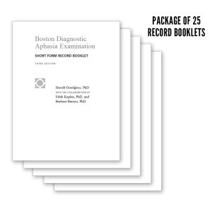 BDAE-3 Short Form Record Booklets (25)