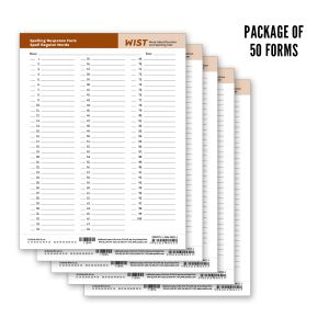 WIST Spelling Response Form (50)