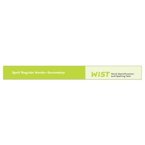 WIST Virtual Secondary Spelling Card