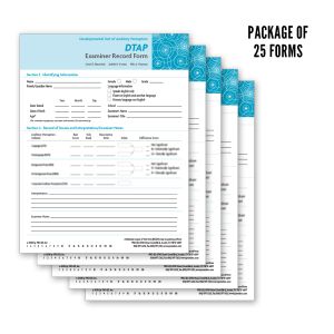 DTAP Examiner Record Forms (25)