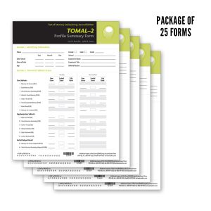TOMAL-2 Profile/Summary Forms (25)