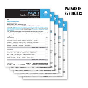 TOMAL-2 Examiner Record Booklets (25)