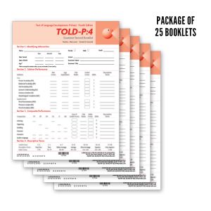 TOLD-P:4 Examiner Record Booklets (25)