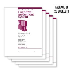 Reorderable Forms for the PREVIOUS Edition: CAS Response Booklets, Ages 5-7 (25)