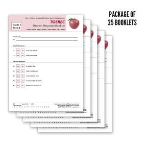 TOSREC Student Response Booklet, Form B (Grade 2)