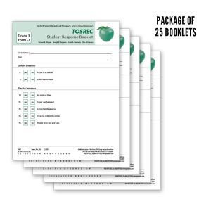 TOSREC Student Response Booklet, Form O (Grade 3)