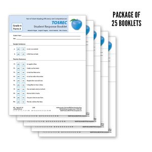 TOSREC Student Response Booklet, Form A (Grade 6)