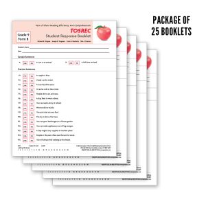 TOSREC Student Response Booklet, Form B (Grade 9)