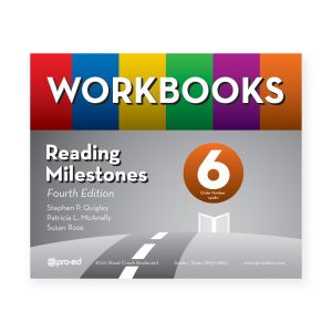 Reading Milestones–Fourth Edition, Level 6 (Orange) Workbooks Kit