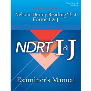 NDRT Form I & J Virtual Examiner's Manual