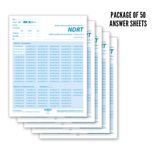 NDRT Self-Scorable Answer Sheet Form I & J (50)
