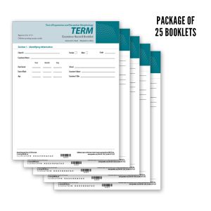 TERM Examiner Record Booklets (25) with Access Codes