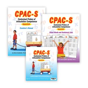 CPAC-S: Contextual Probes of Articulation Competence - Spanish Test Only Kit