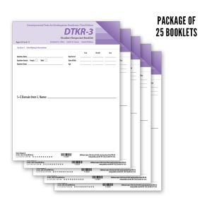 DTKR-3 Student Response Booklets (25)