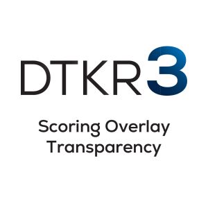 DTKR-3 Scoring Overlay Transparency