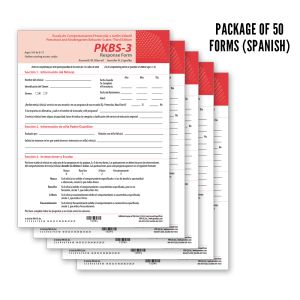 PKBS-3 Spanish Summary/Response Forms (50)