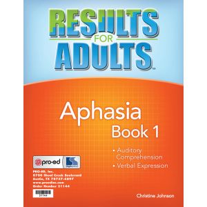Results for Adults Aphasia Book 1 E-Book