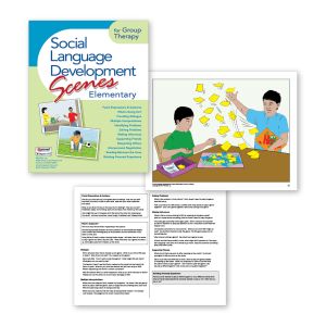 Social Language Development Scenes Elementary for Group Therapy E-Book