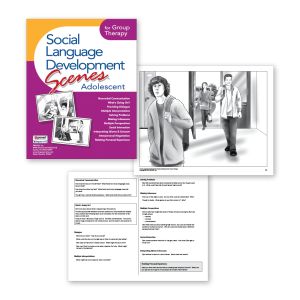 Social Language Development Scenes Adolescent for Group Therapy E-Book