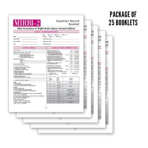 MIRBI-2 Examiner Record Booklets (25)