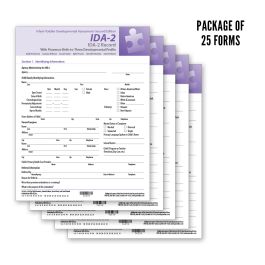 IDA-2 Record Forms (25) With Access to Online Scoring